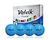 Volvik Crystal 3-piece Golf Ball (Pack of 12), Green