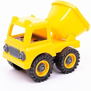 لعبة شاحنة نقل رمل من Next Store، لدعم التفكير المستقل لدى الاطفال قابلة للفك والتركيب، مركبة بناء صفراء قابلة للبناء، مجموعة لعب تعليمية مع أدوات آمنة، هدية ممتعة للأطفال.