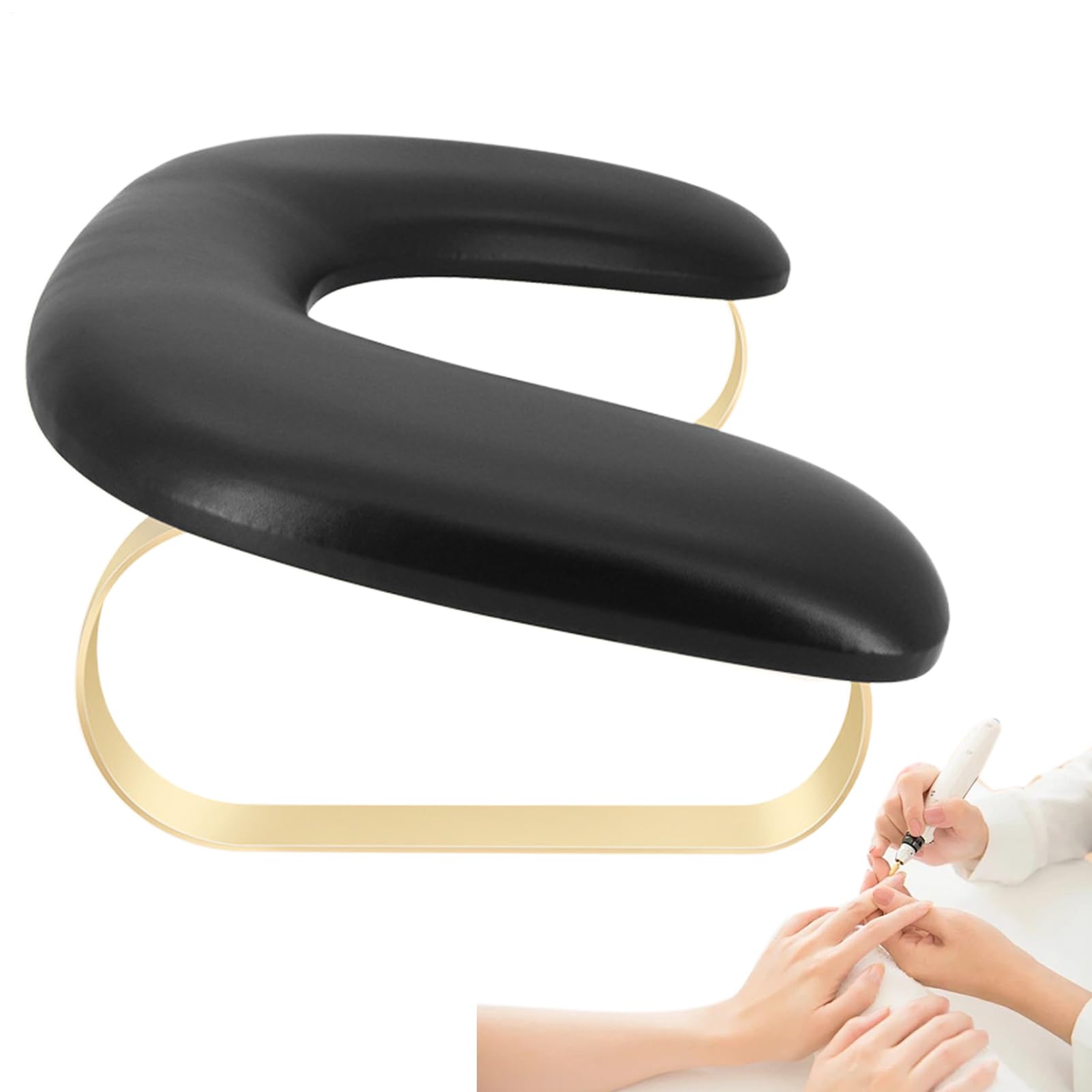 Maniküre Armauflage Abnehmbares Polster, Nagel-Handkissen, Tischarm | Handauflage Ständer Maniküre Pediküre Salon Spa Handpflege Schreibtischzubehör Beauty-Zubehör Entspannung Komfort