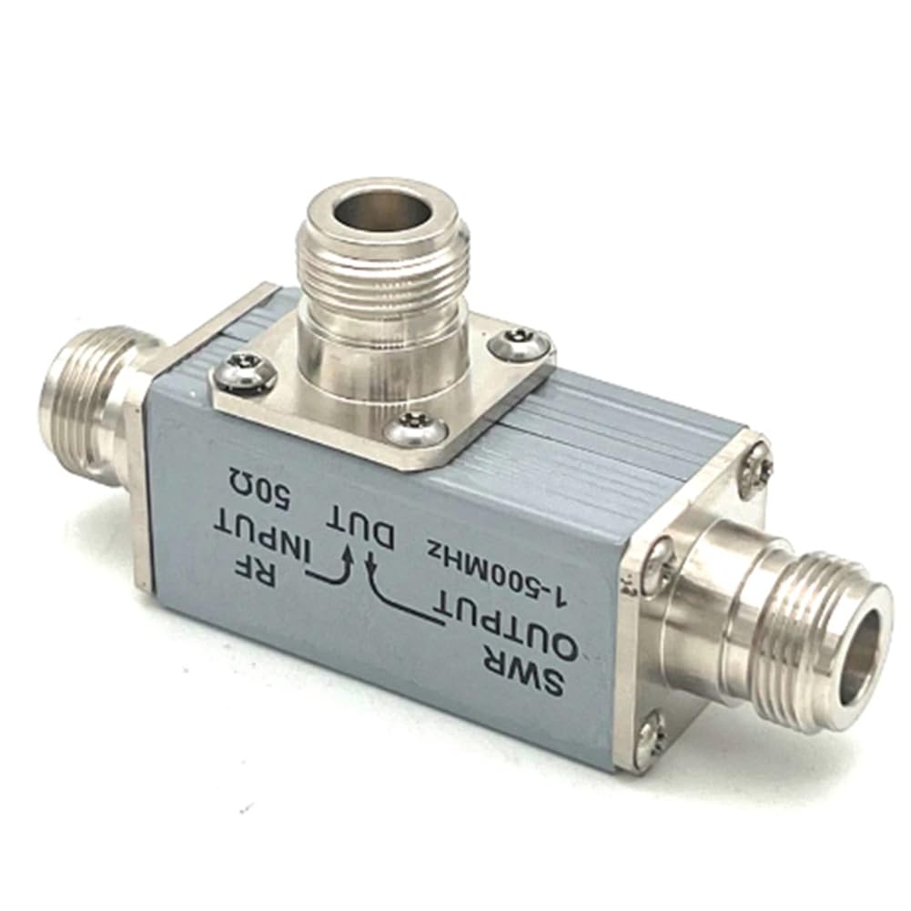 Puente SWR de 1 MHz-1000 MHz, puente de reflexión RF, puente direccional de estacionaria, adecuado para mediciones de red RF de antena (A)