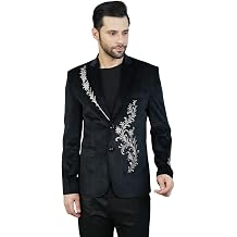 WINTAGE Mens Cotton Velvet Blazer