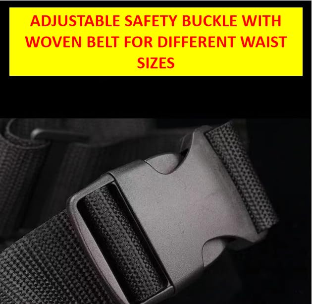 OYSTERBOY Fishing Fighting Rod Pole Holder with Adjustable Waist Gimbal Belt and EVA Foam Padding for Professional Fishermen (Red)