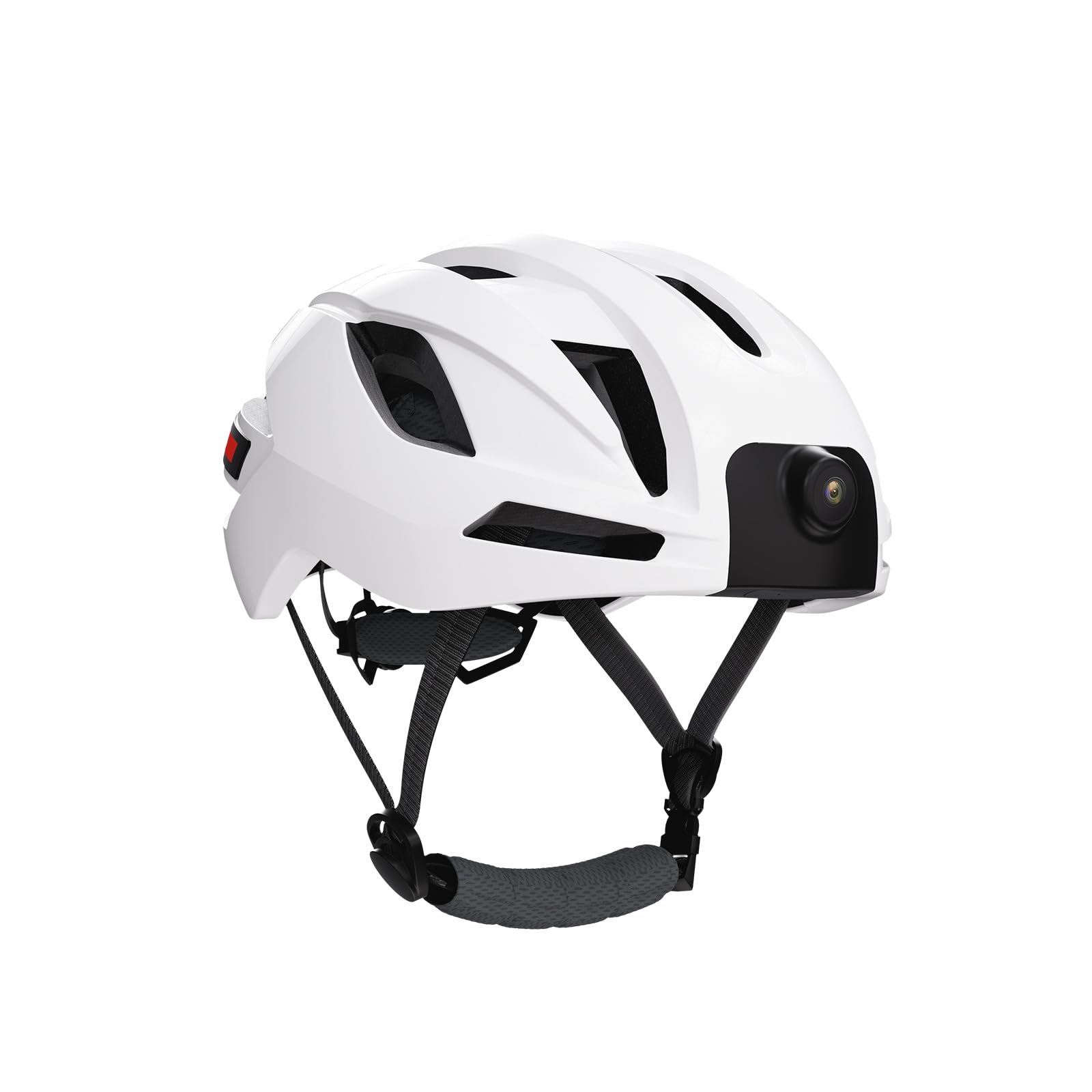 Tosuny Casco per bicicletta con fotocamera 1080P HD,musica Bluetooth e luce posteriore intelligente integrata, ampio angolo 170°,casco per ciclismo intelligente WiFi