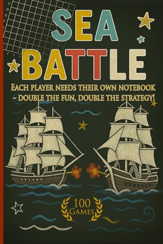 Sea Battle ? Paravan Edition: 100-page dual-grid notebook for strategic naval battles and face-to-face play (Paper Games Collect