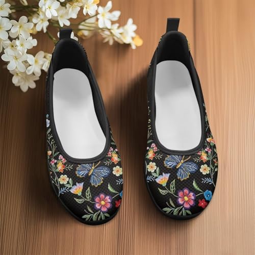 Image of Walking Shoes Women Breathe Mesh Slip On Sneakers Women Comfortable Lightweight
