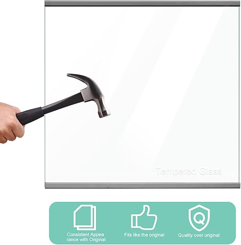 Miniatura 4 de W11188040 Refrigerador Fresco Estante de vidrio superior, estante de vidrio templado para refrigeradores Whirlpool Reemplazo de estante, reemplazos