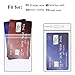 Fushing Pack of 100 Clear Plastic Vertical Badge Holders, Name Tag Holders, Card Holders (L)