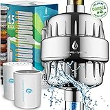 El filtro de agua de ducha purifica el agua y elimina impurezas, metales pesados, plomo, hierro.
