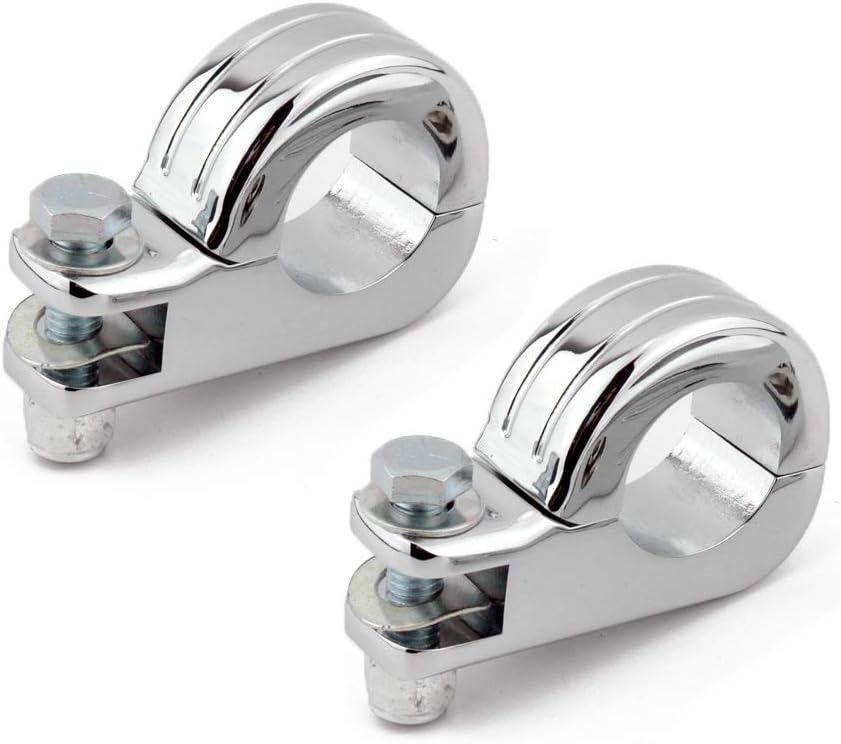 38mm/1.5inch Highway bar clamps Motorcycle Foot rest footpeg P-Clamp mounting kits for harley highway bars Engine Bar Clamps