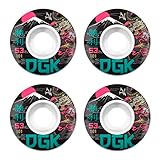 dgk skateboard deck 8.0  DGK 51mm Eternal Monopatín Skate Skateboard Wheels Ruedas (Set 4)