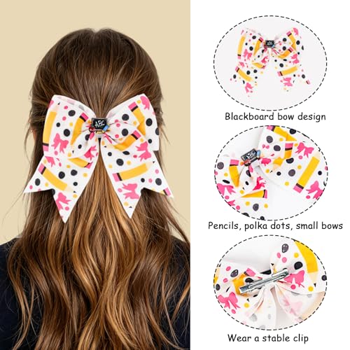 Pinzas de moño lápiz para cabello escolar miniatura 3