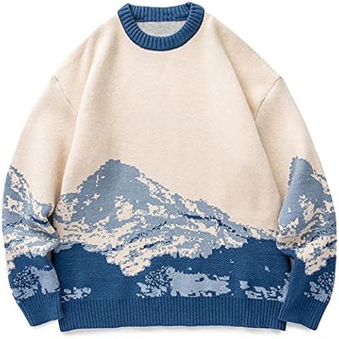 Men's Vintage Japanese Style Knit Pullover Cover