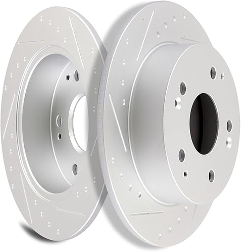 Miniatura 51 de SCITOO Juego de 2 frenos de freno ranurados traseros para Chrysler Town & Country, 08-16 para Dodge Grand Caravan, 09-13 para Dodge Journey, 12-15