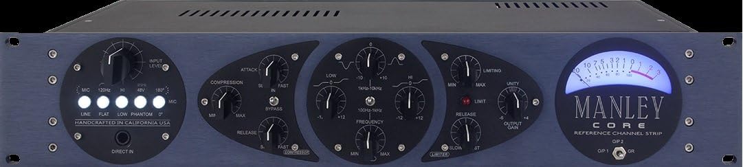 Manley Labs Core Channel Tube Channel Strip with ELOP, Baxandall EQ, Tube Mic Preamp, FET Limiter