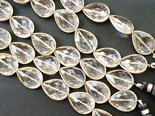 Quartz cristal naturel monté en chaîne argent 925 pour cadeaux d'exception