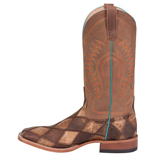 HORSE POWER Men's Patchwork Western Boot Square Toe - Hp10533