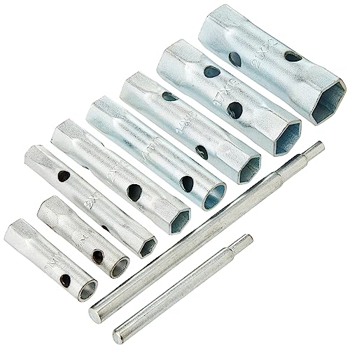 Silverline Tools 571532 - Llaves de tubo métricas, 8 pzas (8-22 mm)