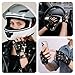 XLIUAX 2 Pairs Steampunk Gloves, Biker Glove Biker Gloves for Women Black Leather Gothic Fingerless Rivet Motorcycle Accessories Rocker Costume for Men Guitar Retro Punk Style Fashion Women