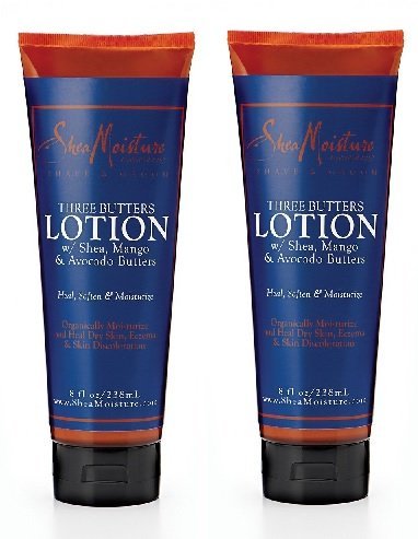 Three Butters Body Lotion 8 Ounces (2 Pack)