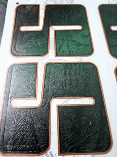 Image of Cottontail Cricket Bat Sticker | 4D DLVL English Willow Sports Fiber Tape Embossed Accessories | Green