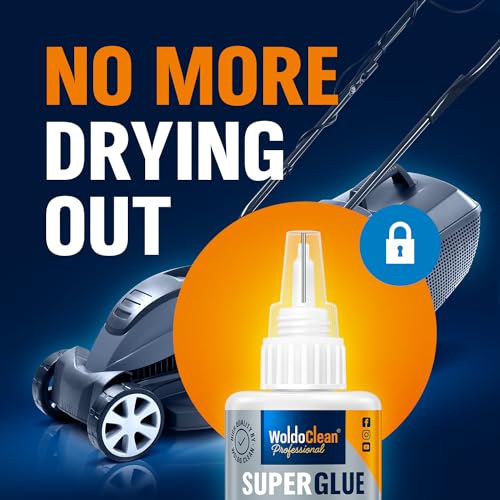 Image of WoldoClean Metal Super Glue 25g Extra Strong Adhesive - Heavy Duty Waterproof Bond for Stainless Steel, Aluminum, Iron, Copper, Heat Resistant
