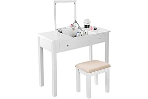 AODAILIHB Flip Up Vanity Table