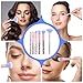 7 PCS Makeup Brushes Set,Crystal Sparkles Make Up Brush Professional Blending Brush with Sequins Handle Cute Blush Foundation Highlight Concealers Eyebrow Eye Shadow Lip Fan Beauty Brush Kit for Girls