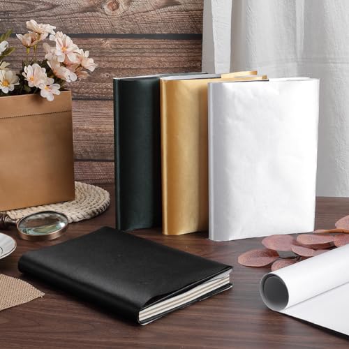 CRASPIRE 110 x 42cm Silk Cloth Book Cloth for Book Binding White Fabric Surface Paper Backed Bookcover Bookbinding Supplies Book Covering Protector for Books Album DIY Scrapbooking Archival Supplies - Image 4