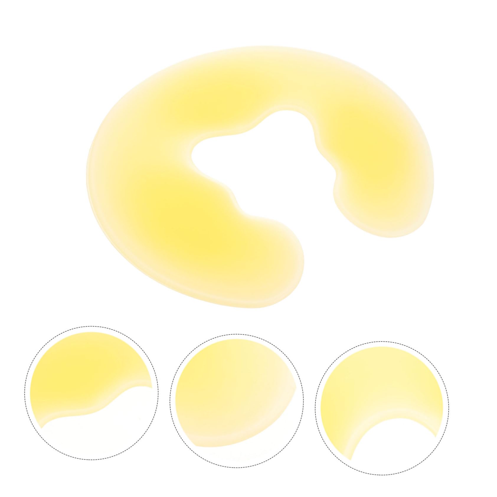 GALPADA Cuscino Spa in Silicone U Shape per Massaggio Viso e Corpo, Morbido Poggiatesta per Salone Estetico
