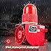YASONG SLA-01 Model Industrial Alarm, LED Strobe 120dB Loud Horn for Large Machinery and Production Line Start Work Siren, Fire Safety Emergency Alarm, IP65 Waterproof 25 Watts AC 110 - 120 Volts