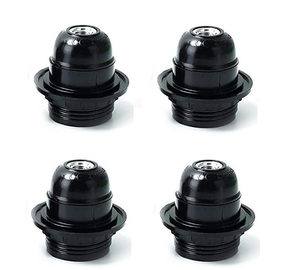 Improvhome E-27 Regular Screw Type Holders with Ring for Lamp Shade Holder (Pack of 4)-image-29