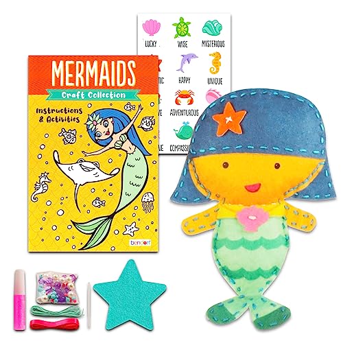 Mermaid-DIY-Crafts-Collection-for-Girls-6-8-Craft-Kit-Bundle-with-5-Sewing-Jewelry-Art-Activities-plus-Coloring-Book-Barn-Bots-Stickers-and-Door-Hanger-Mermaid-Arts-and-Crafts-Projects-for-Kids Mermaid-DIY-Crafts-Collection-for-Girls-6-8-Craft-Kit-Bundle-with-5-Sewing-Jewelry-Art-Activities-plus-Coloring-Book-Barn-Bots-Stickers-and-Door-Hanger-Mermaid-Arts-and-Crafts-Projects-for-Kids
