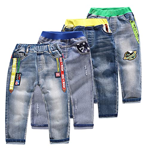 Kids Child Boys Elastic Spring Autumn Jean Denim Pants Casual Kids Pants Cool Sport Street Denim Pants2