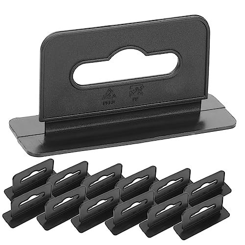 OKUMEYR Self-Adhesive Tabs Tags 200pcs Aircraft Hole Display Hooks Easy Install No Damage to Wall for Shop Home