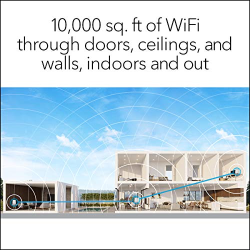 Image of NETGEAR Orbi Whole Home Tri-Band Mesh WiFi 6 System (RBK754) - Router with 3 Satellite Extenders | Coverage up to 10,000 sq. ft. and 40+ Devices | AX4200 (Up to 4.2Gbps)