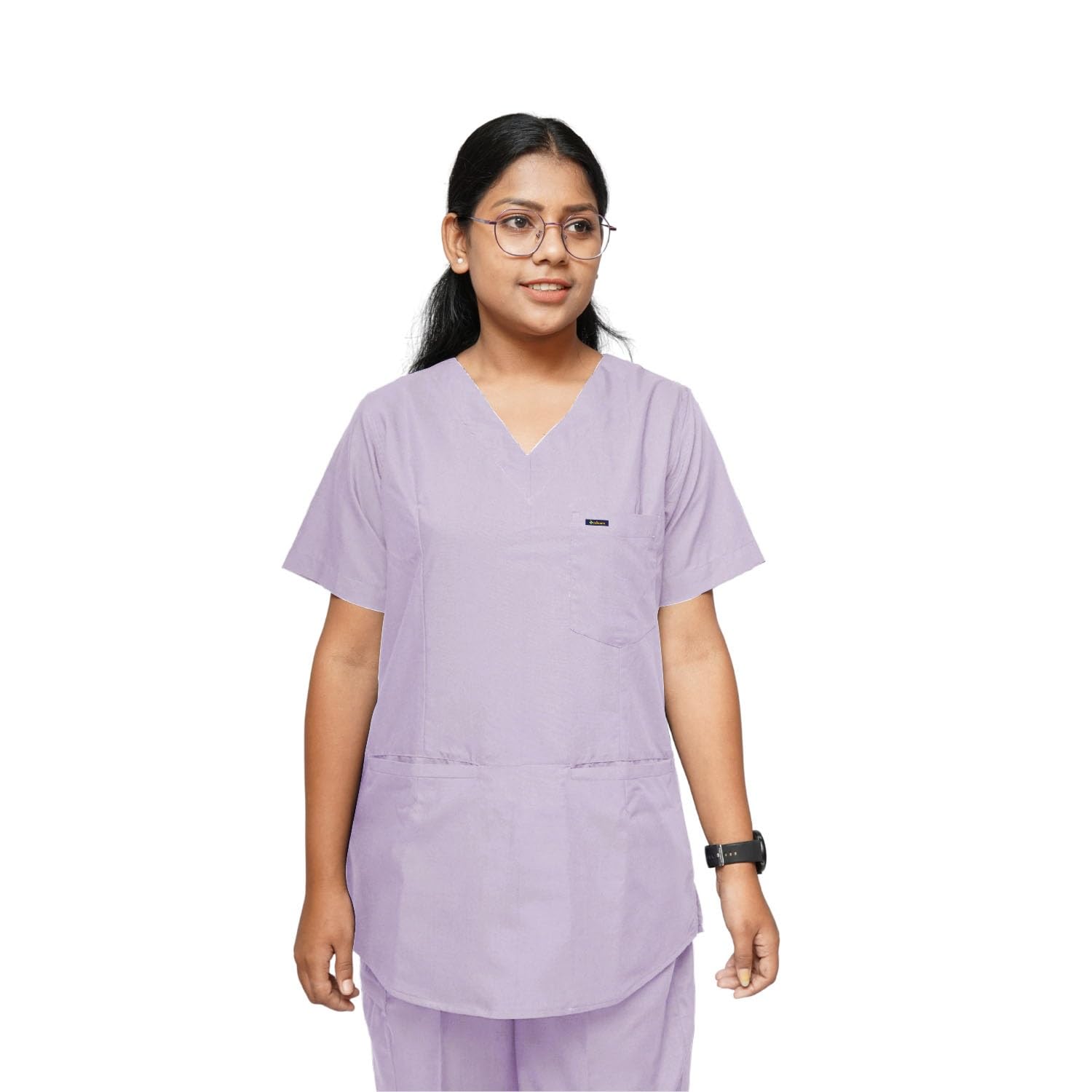 Indicare Health Sciences Womens Scrub Top with 3 Pockets |V-Neck|Ideal for Doctors, Nurses, Dentists and Healthcare Professionals (Lavender S) (B0CV8Z6BQL) Amazon Price History, Amazon Price Tracker