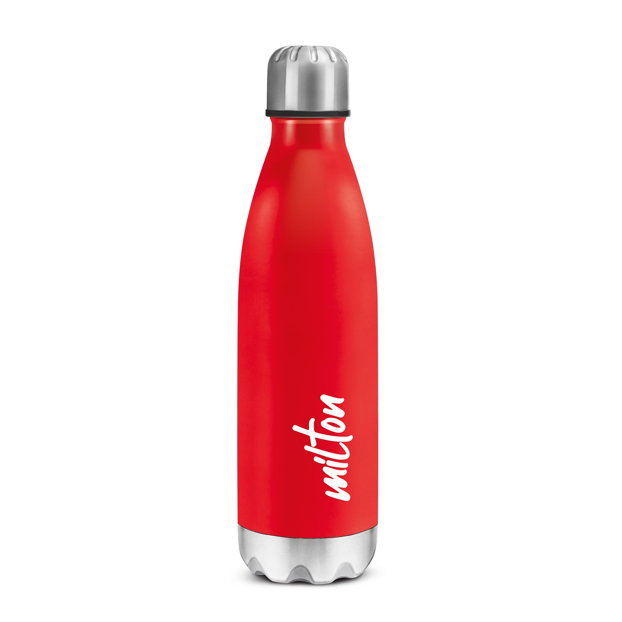 MILTON Shine 800 Stainless Steel Water Bottle, 700 ml, Red | Single walled | Leak Proof | Easy Grip | Easy to Carry | Gym Bottle | Home | Kitchen | Hiking | Treking Bottle | Travel Bottle (B0C74M4KVW) Amazon Price History, Amazon Price Tracker