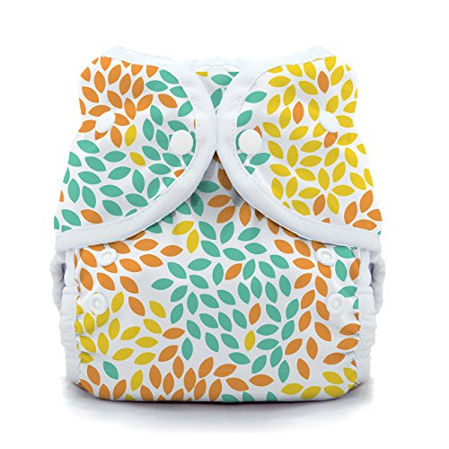 Image of Thirsties Duo Wrap Cloth Diaper Cover, Snap Closure, Fallen Leaves Size One (6-18 lbs), Size 1