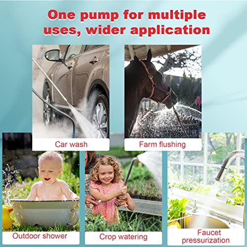Image of DC 12V Submersible Pump 20W Portable Aquarium Water Pump 1200L /H High Flow Pumps Frequency Conversion brushless DC Pump Amphibious Pump for Home Pond Fish Tank Fountain
