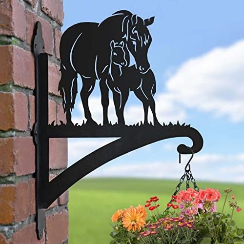 Outdoor Plant Hangers BAYN Hangng Plant Bracket Ron Heavy Duty