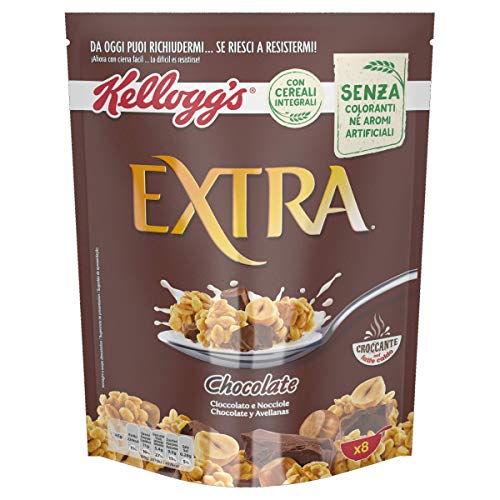 Kellogg's Extra Chocolate y Avellanas - Paquete de 8 x 375 g