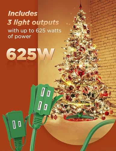 Dg-Direct SDJ005-GN-US Rotating Christmas Tree Stand, Up To 9Ft thumb #3