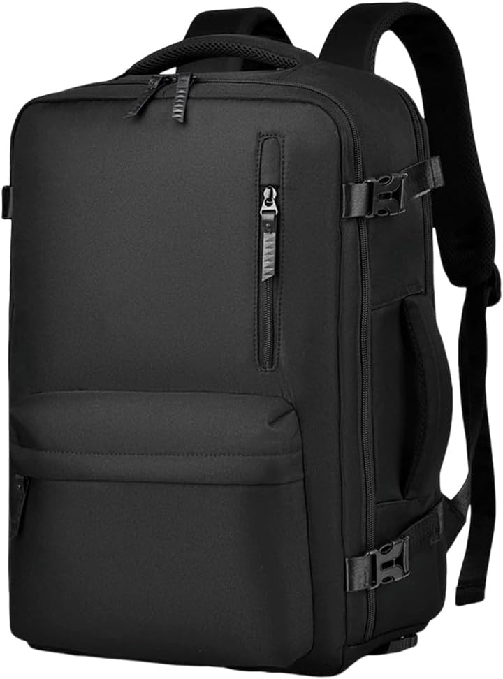 JIAMIAN Sac à Dos De Sac De Voyage, Sac d&rsquo;Embarquement De Compagnie Aérienne, Sac à Dos d&rsquo;Excursion, Sac d&rsquo;Embarquement Avec Sac à Chaussures Séparé Pour Les Hommes Et Les Femmes (Noir)