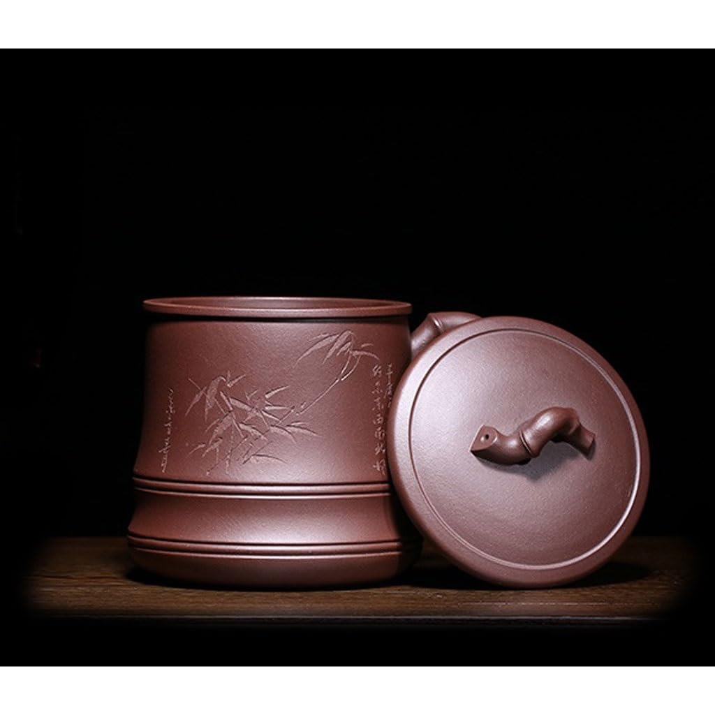 Tasse à thé Tasse à thé avec Filtre en Sable Violet, Tasse à thé Faite à la Main, Tasse à thé for la Maison, Le Bureau, la Cuisine, l'étude, 560 ML Tasses à thé réutilisables