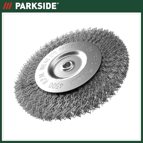 Parkside Fugenbürste Metallbürste mit Drahtborsten | Ersatzbürste aus Metall zur Entfernung von Flechten und Moos | für Parkside Universalbürste Fugenbürste PUB 500 A1 und PUB 500 B1