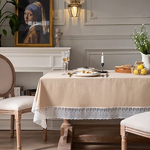 Nappe de table en dentelle lavable pour protéger et décorer la cuisine