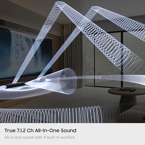 Speakers Samsung Q-Series Soundbar HW-QS90H 7.1.2ch All-in-One Soundbar w/Built-in Woofers, Wireless Dolby Atmos, Q-Symphony, Convertible Fit, SpaceFit Sound Pro, Game Mode Pro, Alexa Built-in (2026 Model) SmartThings Compatible Speakers Samsung Q-Series Soundbar HW-QS90H 7.1.2ch All-in-One Soundbar w/Built-in Woofers, Wireless Dolby Atmos, Q-Symphony, Convertible Fit, SpaceFit Sound Pro, Game Mode Pro, Alexa Built-in (2026 Model) SmartThings Compatible