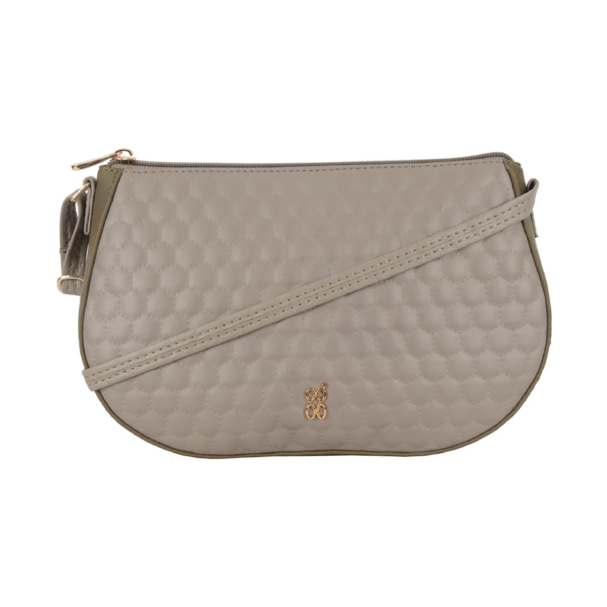 Baggit Women Beige Saddle Sling Bag XS Size | Ladies Stylish Casual Cross Body Purse Handbag (B0CZLPL4SY) Amazon Price History, Amazon Price Tracker