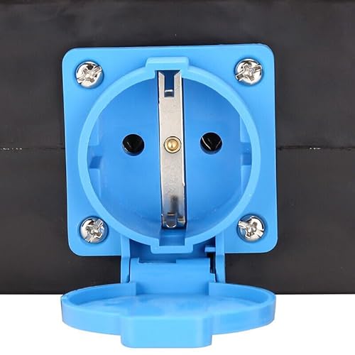 CEE Baustromverteiler Starkstrom Schuko Adapter Verteiler 3 x 230V 1 x 400 V 5-polig 16A IP44 Outdoor, Baustellen, Caravan, Wohnmobil, Wohnwagen, Festzelte solartronics SP-1605A