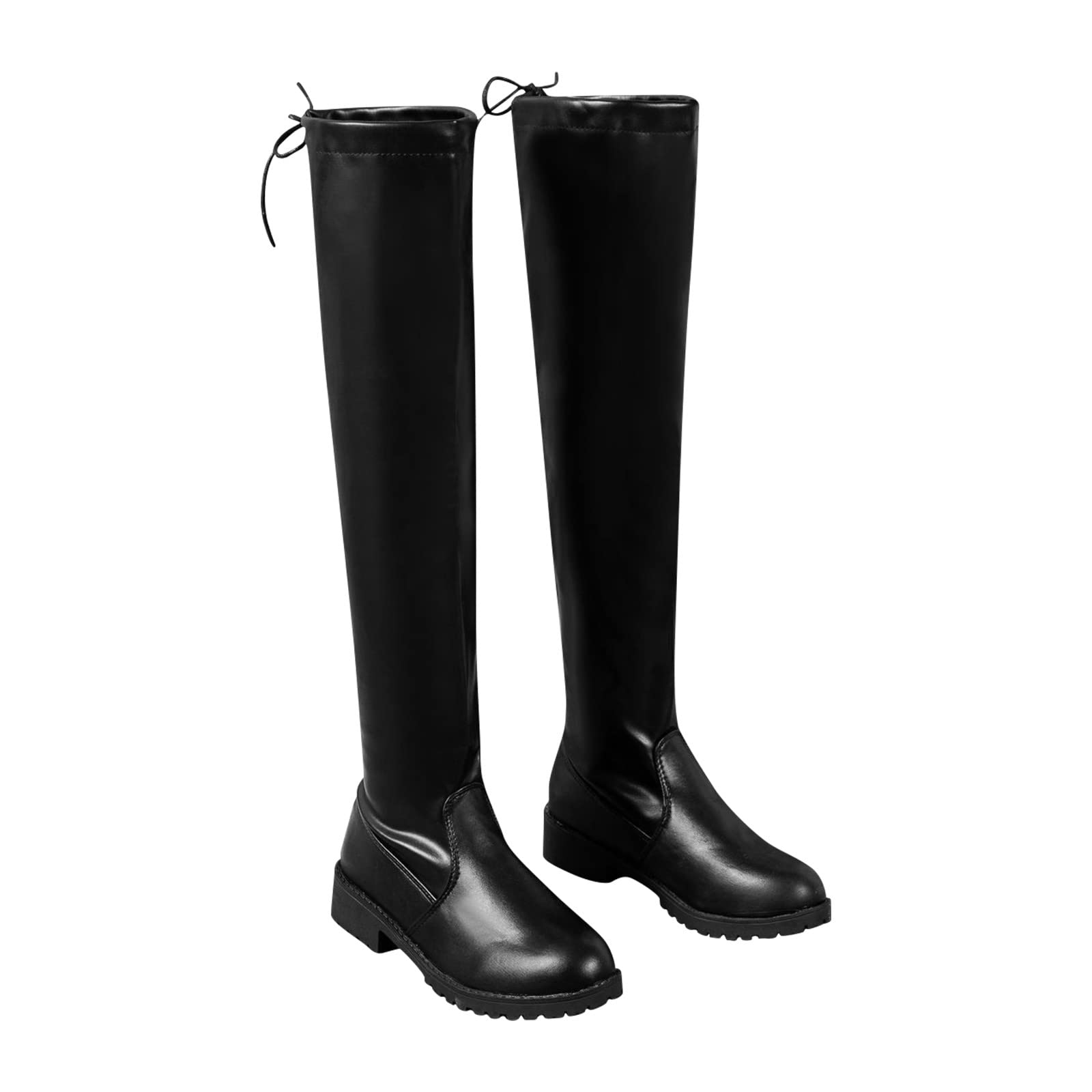 Scarpe da ragazza Tacco Stivali Invernali Stivali Sexy Stivali Al Ginocchio Altezza Femminile Calda Signore Lungo Cotone Elasticità Alte Signore Stivali da Donna Scarpe